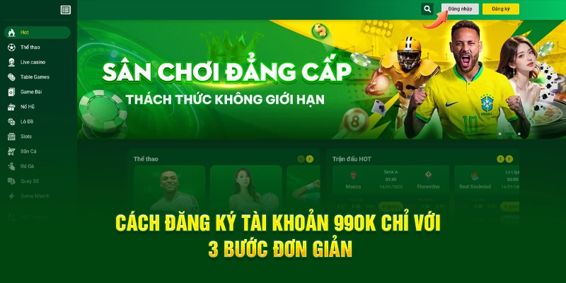 Cách đăng ký tài khoản 99OK chỉ với 3 bước đơn giản