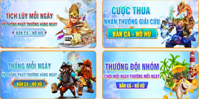 Thường xuyên tham gia ưu đãi để tối ưu tiền cược, săn hũ lớn