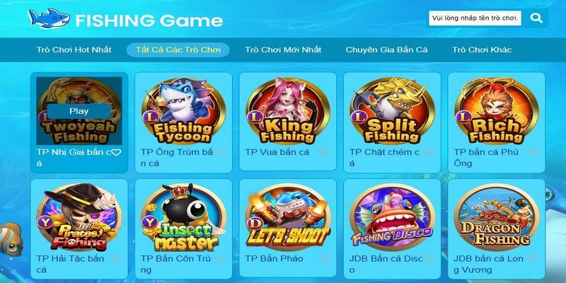 Top nhà phát hành game bắn cá đổi thưởng 99OK hàng đầu