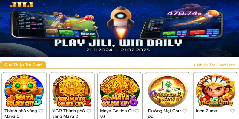 Jili Nổ Hũ - Khám Phá Nhà Cung Cấp Game Hàng Đầu Tại 99OK