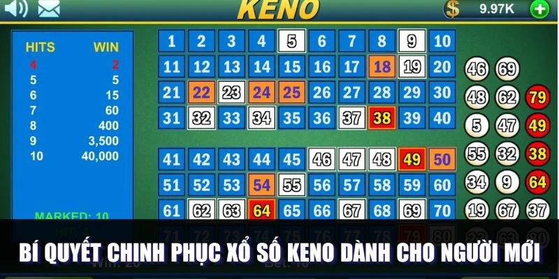 Bí quyết để chinh phục hình thức chơi Keno